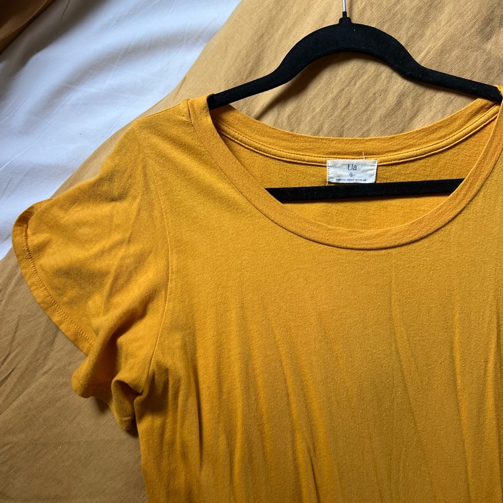 T.La Anthropologie Short Sleeve Dress 100% Cotton